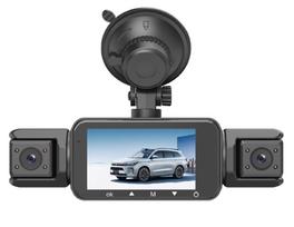 „Car Dash Cam“ 4 kanalų vairavimo kamera su „WiFi 1080P“ priekine, kairiąja, dešine galine naktinio matymo kilpa, įrašanti juodos dėžės automobilio priedus 3 Channel With Wifi