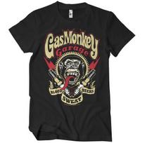 Officially Licensed Gas Monkey Garage Spark Plugs Mens T-Shirt L gray