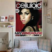 A-Amy W-Winehouse Singer Tapestry Anime Tapestry Hanging Tarot Hippie Wall Rugs Dorm Wall Hanging Sheets Anime Tapestry 100X70CM black