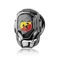 1Pcs Abbas LOGO Car One-Click Start Buttons Protective Cover for FIAT Abbas 500 Grande Stilo Freemont Punto Astra Bravo Ducato Fiat