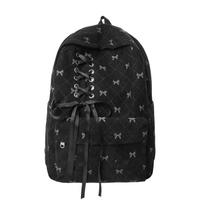 Schoolbag Casual Backpack Women's Christmas Corduroy Bow Backpack Large Capacity College Wind Velvet School Bag balta