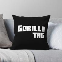 Gorilla Tag VR Game Square Pillowcase Polyester Linen Velvet Printed Zip Decorative Home Cushion Cover 18 30X30CM gray