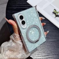 For Samsung Galaxy Z Fold 6 7 8 Ultra Rotating Bracket Phone Case Magnetic Wireless Charger Hinge Protective Shell Back Cover Galaxy Z Fold 8 Ultra rožinė