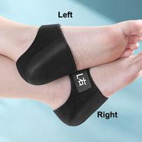 Plantar Fasciitis Silicone Heel Guard Shock-Absorbing Shoe Pad Half Size Sock Sleeve Shock Absorbing Insole L juoda