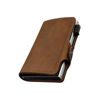 12 Slot RFID Blocking Metal Card Holder Wallet for Men and Women Multi Function Anti Theft Bank Card Purse for Outdoor Use A2 black