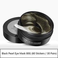 60 vnt Hidrogelio pleistrai Black Pearl Collagen Anti-Aging Wrinkle Care Paakių kaukė Gelio pleistras Pašalinkite tamsius ratus 60pcs gray