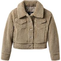 UGG Velvet Jackets Women's Pebble Gray Lapel Moderate 1171459-CBBLG M pilka spalva
