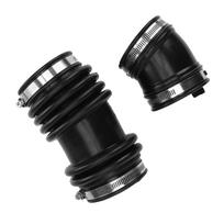 2pcs Air Flow Hose Duct Tube 16756CG000 Air Intake Resonator Replacement for INFINITI FX35 FX45 black
