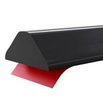 Silicone Door Dam Water Stopper Dry and Wet Separation Door Bottom Sealing Strip  Bathroom Kitchen 1m juoda