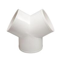 100/150/200mm Quick Ventilation Tube Joint PVC Extractor Fan Ventilation Duct Coupler  Home 100mm-Y Shape