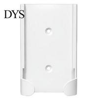 Wall Mount Phone Holder Wall-Mounted Landline Holder, Retro String Storage Stand, Office Cable Manager Space Saving Plastic Organizer for Bedroom And 1pc white