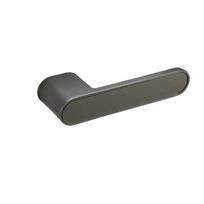 Elegant Interior Door Mute Lock Set Zinc Zinc Zinc Alloy Panel Handle  Door Hardware gray-round