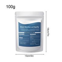 Metal Epoxy Putty Strong Bonding Heat-Resistant Waterproof 100g Epoxy Clay Filler for Craft Production Part Shaping Metal white
