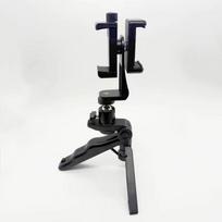 Universal Smartphone Teleprompter Vlogging Kit Phone Prompter Clip Live Broadcast Subtitle Tripod juoda