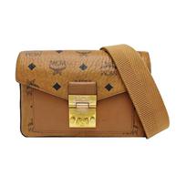 [Naudotas] Millie Visetos Metalinė Furnitūra Lauro Lapo Užraktas Monogramos Lygi Vokelio Formos Pečiuko Krepšys Dengtas Drobė Napa Oda Petis - Geros Būklės #1KJ42OC ONE SIZE beige