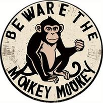 Funny Monkey Pattern Tire Cover, Suitable For Off-road Vehicles, Jeeps, Vans, And RVs. Vintage-style Design Showcases Unique Tas 14inch beige