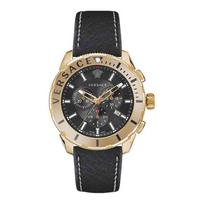 Versace vyriškas laisvalaikio chronografo kvarcinis laikrodis 48 mm VERG003-18 juoda