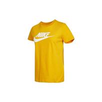 Nike Logo Print American Vintage Dopamine Crew Neck Short Sleeve T-Shirt Women T-Shirt Yellow BV6170-752 M yellow
