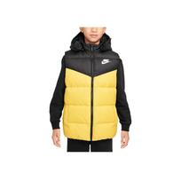 Nike pūkinė liemenė sportinė su užtrauktuku laisvalaikio šilta ančių pūkų vaikams geltona HV1602-777 M yellow