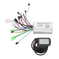 36V 48V 350W Electric Bike Brushless Motor Controller EN06 LCD Display Kit Electric Scooter Modification Accessories white