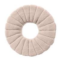 Tualeto sėdynės užvalkalas, Elastingas plaunamas audinys, Minkštas, Storas ir šiltas tualeto sėdynės užvalkalas, Galima įsigyti keturių spalvų. One Size gray