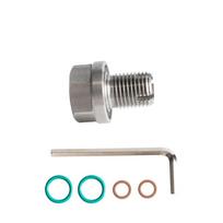 M12.1-1.25x15mm Savisriegis Aliejaus išleidimo kamštis Papildomas Nerūdijančio Plieno Remonto Rinkinys