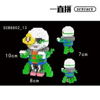 Undertale Micro Building Blocks Toriel Sans Diamond Assembled Game Model Monster Mini Brick Zombie Figure Kid Toys For Gift No Box