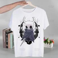 Hollow Knight T Shirt Fashion Print Tshirt Summer Mens Novelty Short Sleeve Game Cartoon Men T-shirt Men Funny Tops S balta
