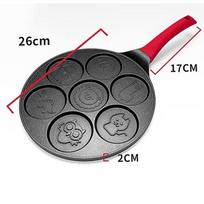 Maifan Stone Non-Stick 4-Hole Egg Frying Pan gray