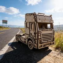 3D European Truck Wooden Puzzle DO-IT-YOURSELF Miniature Kit Handcrafted Present Home Decor Birthday / Valentine s Day Present balta