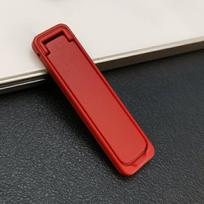 Ultra-thin Folding Mobile Phone Holder Back Sticker Bracket Desktop Invisible Portable Stand for iPhone 17 16 15 Samsung Xiaomi white