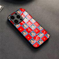 P-Paul F-Frank Big Mouth Monkey Phone Case For 17 Pro Max IPhone 16 Pro 14 12 11 13 Mini X XR XS 15 Plus SE Glass Cover iPhone15 Plus