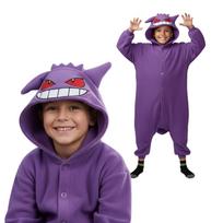 Piżama Onesie Kigurumi Kostium Przebranie Pokemon Gengar Dzieci 125 - 135Cm brown