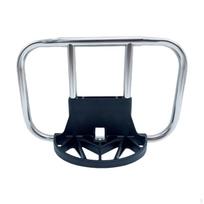 Folding Bike Carrier Bracket Front bag Holder Cargo frame Lightweight Bicycle Parts Alloy gray