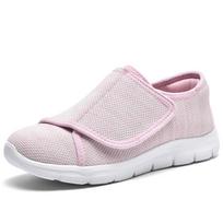 Spring/Summer Lightweight Breathable Mesh Velcro Women's Casual Shoes Comfortable Sports Shoes 35