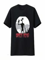 Retro Siren Head Organic Youth T Shirt Nostalgic Gaming Fashion For Kids Vintage Washed Breathable Designer Clothes Versatile 5XL gray