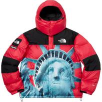 Supreme The North Face Laisvės statulos Baltoro striukė Raudona M red