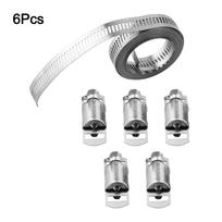Hose Clamps Made from Premium Materials for Longevity in Various Environments A gray