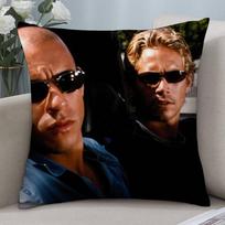 Film F-Fast And F-Furious Car Double-Sided Printed Pillow Cover Short Plush Suitable Living Rooms Bedrooms Throw Cushion Cover Peach skin 18*18(CM)-1Pcs