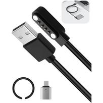 Voice Recorder Accessory Kit for PLAUD Note AI Magnetic USB Charging Cable 2FT Replacement for 4Pin Charger Interface Bone Conduction Headphones
