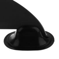Kayak Tracking Fin PVC Mounting Points Durable Watershed Board Small Skeg for Kayak Boat Accessories black