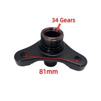 For BMW 520 525 530 730 750 760 F02 F10 F18 2008-2017 34 Gears 100% NEW Rear Axle Differential Flange Car Chassis Accessories 85 mm 34Gears black