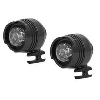 2PCS Clogs Shoes Headlight Decorative Aluminum Alloy ABS IPX5 Waterproof Clogs Headlamp for Thanksgiving black