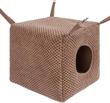 Ferret Cozy Swing Hammock - Hanging Beds For Ferrets Rats Chinchilla Sugar Gliders Or Other Small Animals (Chocolate) United States