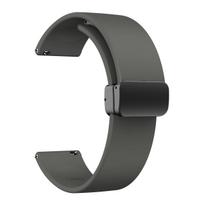 22mm Silicone Band For Huawei Watch 4 4 Pro Magnetic Buckle Strap For Huawei GT 2/3 Pro 46mm Smartwatch Wristbands Bracelet Huawei GT2 46mm pilka spalva