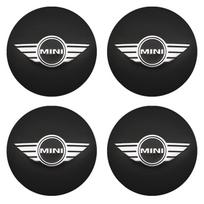 4 vnt. 56 mm automobilio ratlankio centrinio dangtelio emblema logotipas lipdukas Mini Cooper One S JCW R55 R56 F55 F56 R57 R58 R60 Countryman priedas ypbhr22