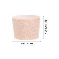 50Pcs Wood Plugs Small Wooden Furniture Hole Plugs Screw Hole Covers Button Tops Replacement Decorative Wood Caps