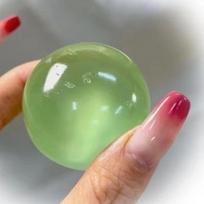 Squeeze Toys Apple Style Mint Blue Coconut Oil Handmade Ball Noisy Ball Pinch Ball Pure Funny Handmade Diy Stress Relieving Toy gray