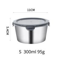 316 Stainless Steel Thermal Lunch Box Food Soup Warmer Insulated Containers Microwave Oven Lunch Box Refrigerator Storage Box white
