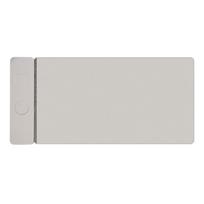XL Magnetinis Nuimamas Veltinis 2-in-1 Belaidžio Įkrovimo Pelės Kilimėlis & Stalo Kilimėlis (5W+15W) 2-in-1 Wireless Charging Mouse Pad šviesiai pilka spalva